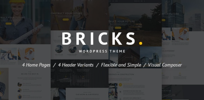 Bricks v1.4.8 Construction & Building WordPress Theme