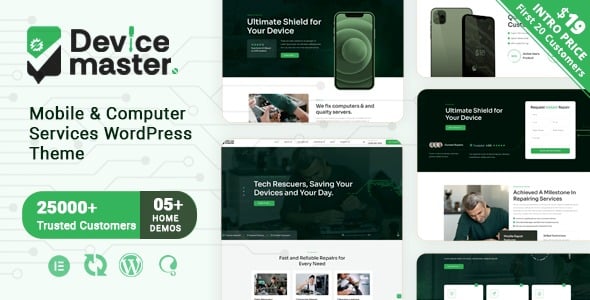 Devicemaster v1.0.1 Mobile & Computer Repair Services WordPress Theme [Activated]