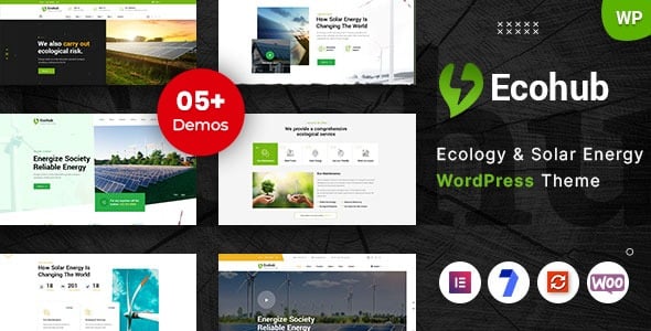 Ecohub v1.0.9 生态太阳能 WordPress 主题