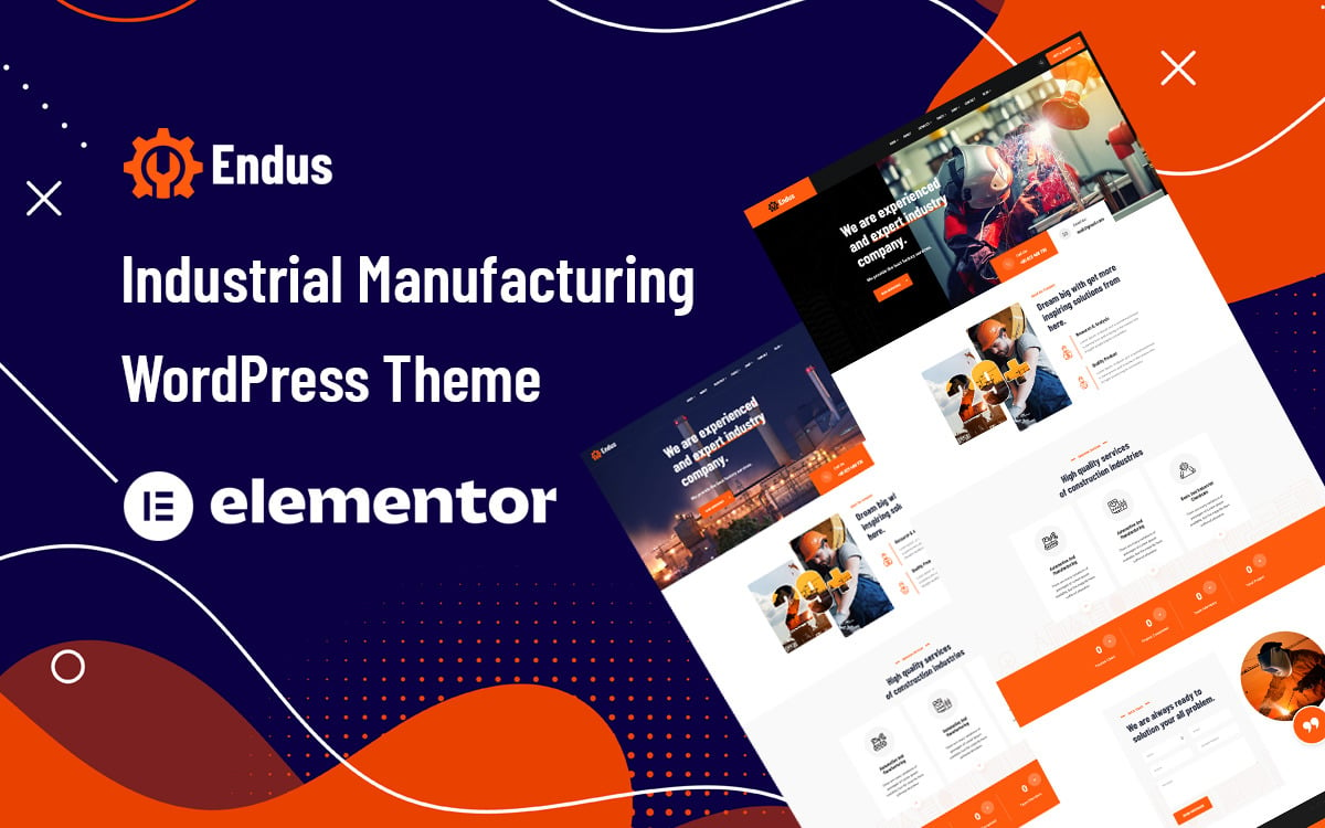 Endus – 工业制造 WordPress 主题 1.0.1