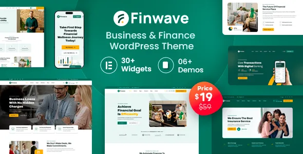 Finwave (v1.1.1) Business and Finance WordPress Theme
