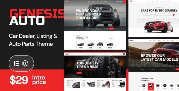 GenesisAuto-汽车经销商和 React Listing WordPress 主题 1.0.4