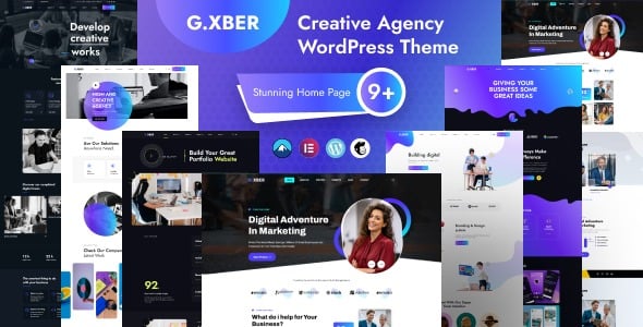 Gxber-创意机构 WordPress 主题 1.0.2