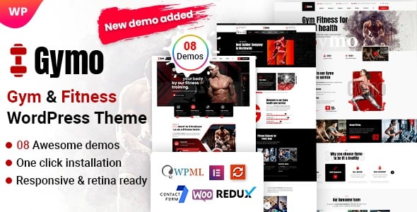 Gymo 1.0.2 健身房和健身 WordPress 主题