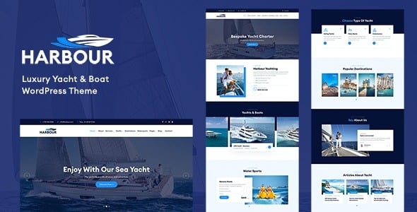Harbour v1.0 豪华游艇和船舶 WordPress 主题