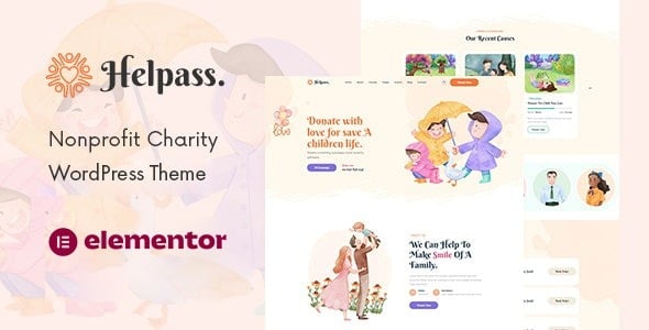 Helpass v1.0.1 Charity WordPress Theme
