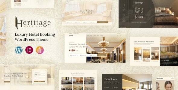Herittage (v1.0.6) Hotel Booking WordPress Theme 酒店预订 WordPress 主题