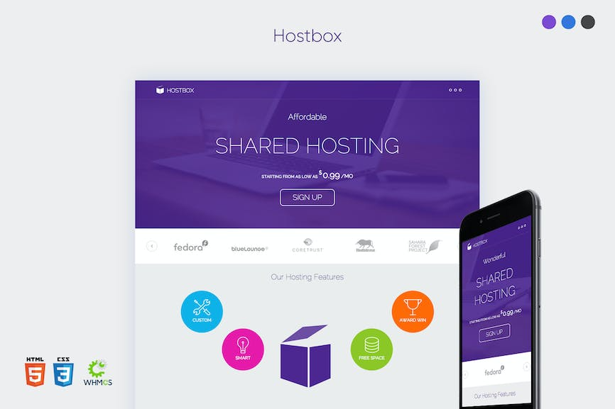 Hostbox WHMCS & HTML5 Landing Page v7.2.2