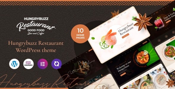 Hungrybuzz-餐厅 WordPress 主题