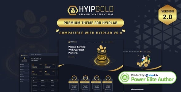 HyipGold - HYIPLAB 的高级主题 2.0