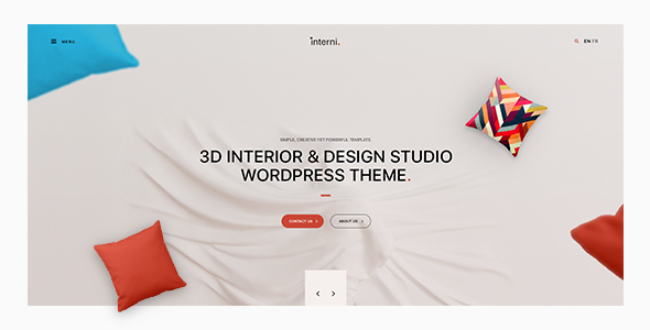 Interni-3D 室内和设计工作室 WordPress 主题 1.1