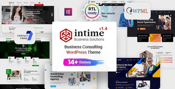 Intime v1.5.1 Business Consulting WordPress Theme