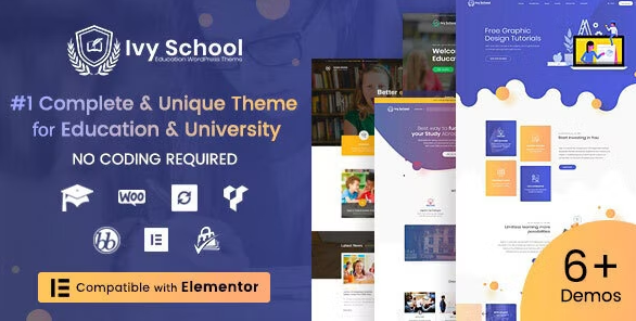 IvyPrep (v1.5.9) Education & School WordPress Theme