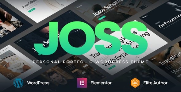 Joss 1.0.0 个人作品集 WordPress 主题