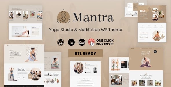 Mantra v1.0.4 Yoga Fitness WordPress Theme