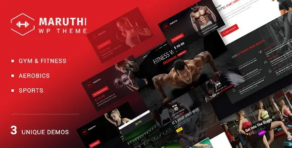 Maruthi Fitness – 健身中心 WordPress 主题 3.0