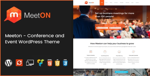 Meeton - 会议和活动 WordPress 主题 3.2