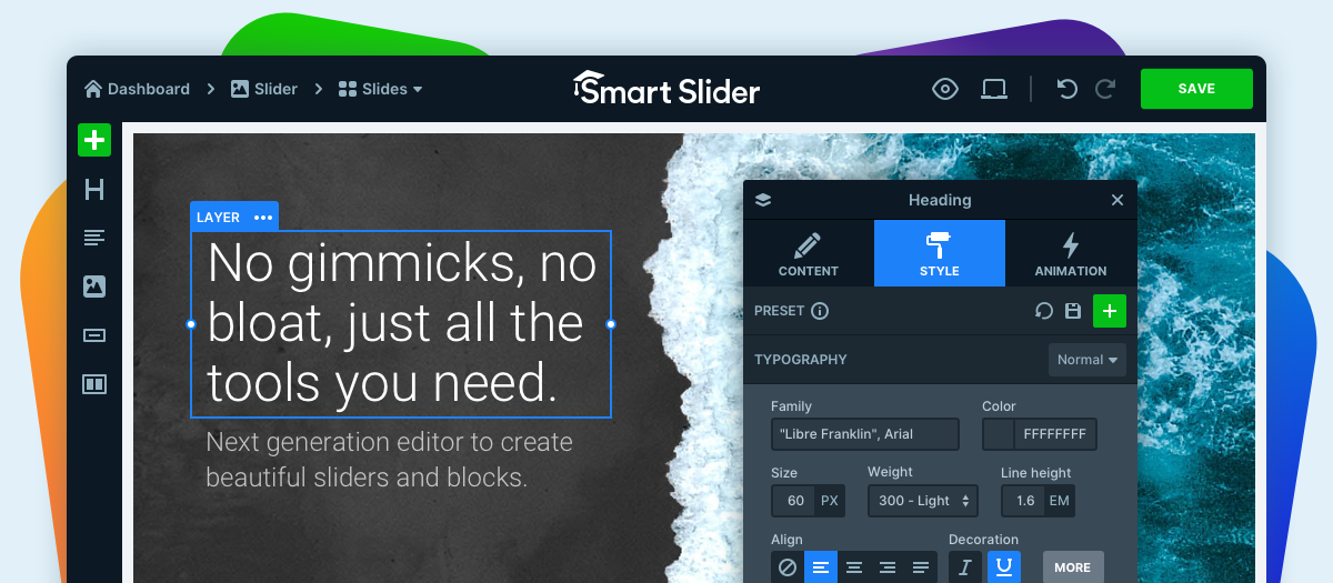 Smart Slider 3 Pro v3.5.1.24 [Joomla] + Demo Sliders