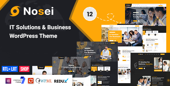 Nosei - IT 解决方案和服务 WordPress 主题 1.0.4