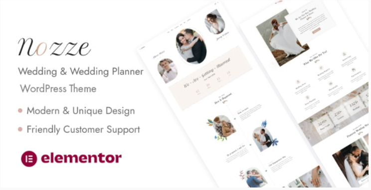 Nozze v1.0.3 Wedding & Planner WordPress Theme
