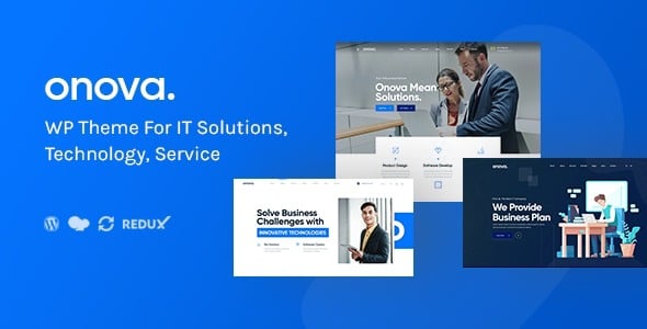 Onova 1.1.0 IT 解决方案和服务 WordPress 主题