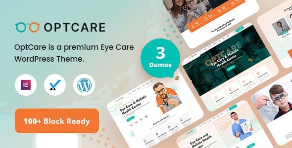 Optcare - 眼部护理 WordPress 主题 +RTL 1.0.1
