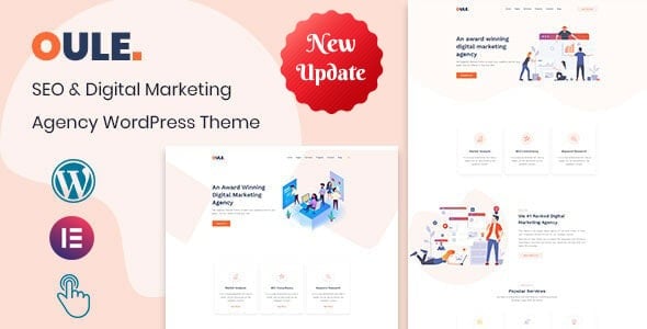 Oule – 数字营销机构 WordPress 主题 2.0.3