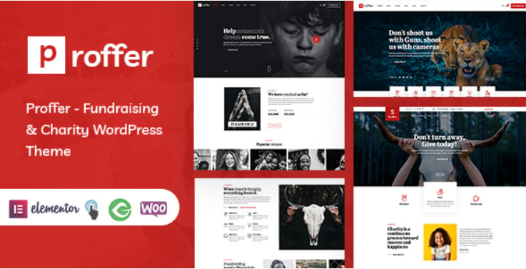 Proffer 1.0.6 筹款和慈善 WordPress 主题