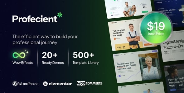 Profecient (v1.1.2) Multipurpose Elementor Business & WooCommerce WordPress Theme