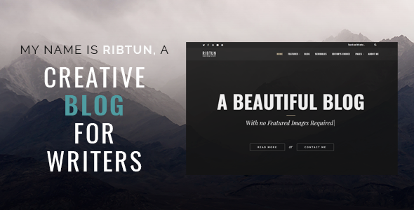 RibTun - 作家的 WordPress 博客主题 1.2