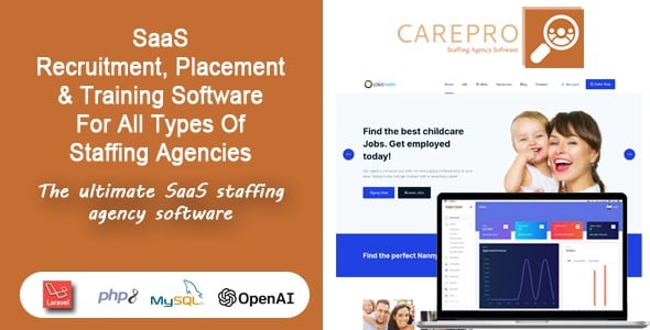 SaaS Staffing Agency Software – CarePro v1.0.0 [Activated]