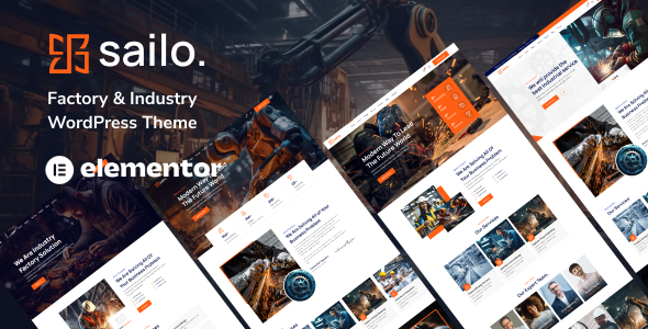 Sailo - 工厂和工业 WordPress 主题 1.0