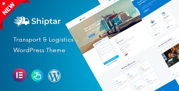 Shiptar 2.0.5 Transport & Logistics WordPress Theme