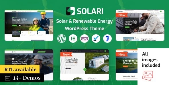 Solari v2.0.3 Ecology & Solar Energy WordPress Theme
