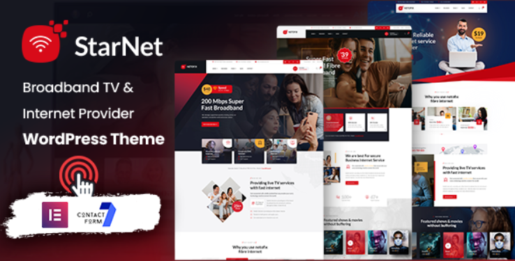 StarNet v1.0 互联网提供商 WordPress 主题