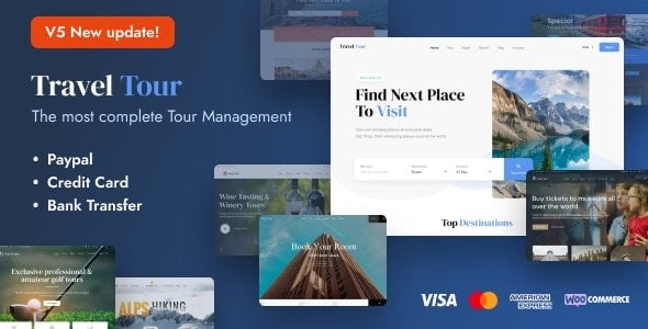 Travel Tour v5.2.5 Travel Booking WordPress [Activated]