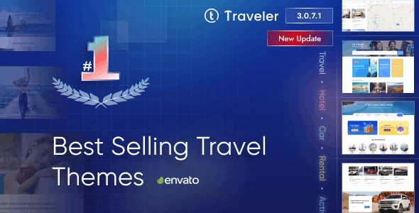Traveler (v3.1.7) Travel Booking WordPress Theme [Activated]