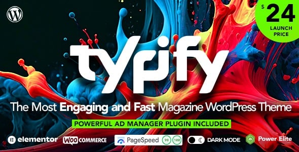 Typify - 报纸和杂志 WordPress 主题 3.0.2
