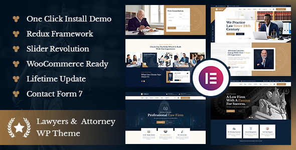 Ukilo-法律和律师 WordPress 主题 1.0.0