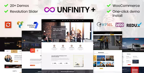 Unfinity – One page WordPress 1.3.3