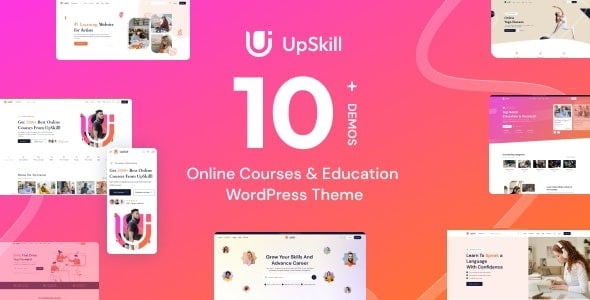 UpSkill v1.0.1 教育在线课程 LMS WordPress 主题