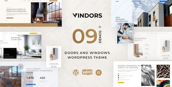 Vindors - 门窗公司 WordPress 主题 1.0.7