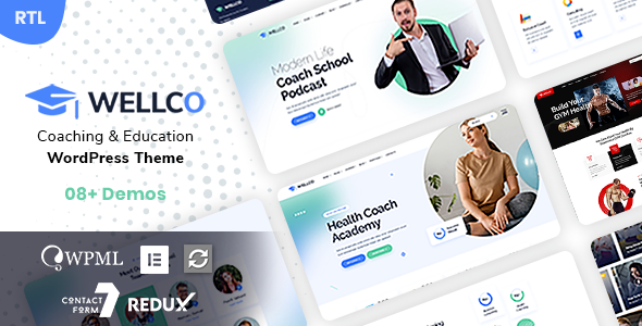 Wellco (v1.0.5) Coaching & Online Courses WordPress Theme