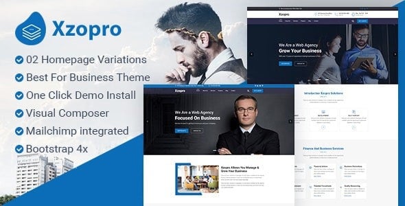 Xzopro-金融和商业 WordPress 主题 1.1.6
