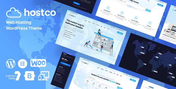 Hostco - 托管服务 WordPress 主题 1.0.3