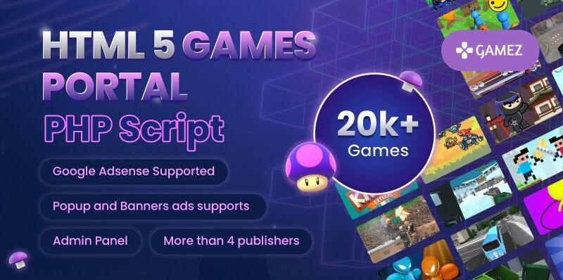 HTML5 Games Portal PHP Script 1.0