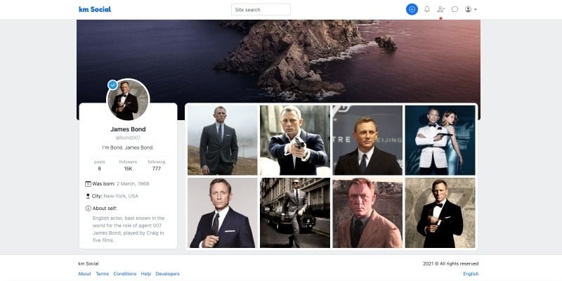 km Social 1.0 照片分享脚本 PHP