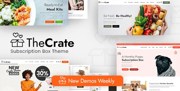 TheCrate v1.5.4 WooCommerce Subscription Box Theme