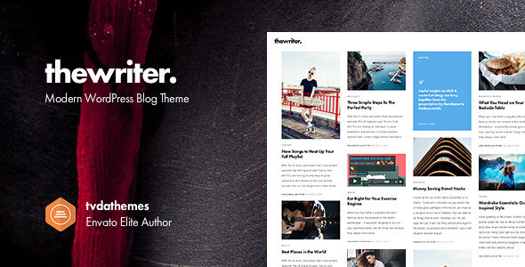 Writer - 现代 WordPress 博客主题 1.1