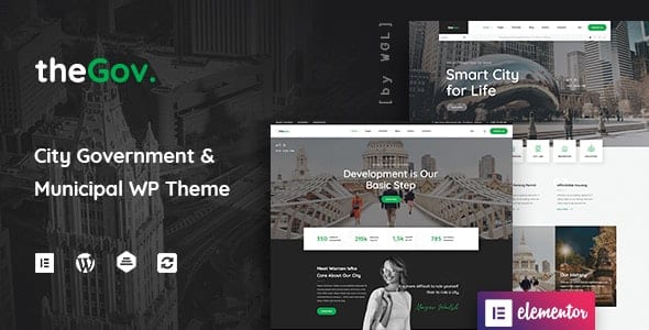 TheGov (v2.0.17) Municipal and Government WordPress Theme (Activated)